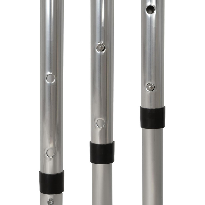 Алюмінієвий кемпінговий стіл CampFeuer для 6 осіб 120 x 60 см Складаний садовий стіл, розкладний стіл, розкладний балконний стіл Вуличний стіл з регульованою висотою, розкладний стіл для кемпінгу, саду, патіо