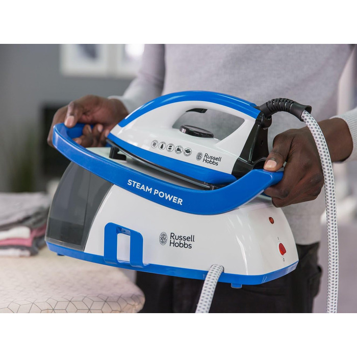 Парова прасувальна станція Russell Hobbs (2600 Вт, тиск пари 4,5 бар, знімний резервуар для води 1,3 л) Праска 24430-56 Парова пра