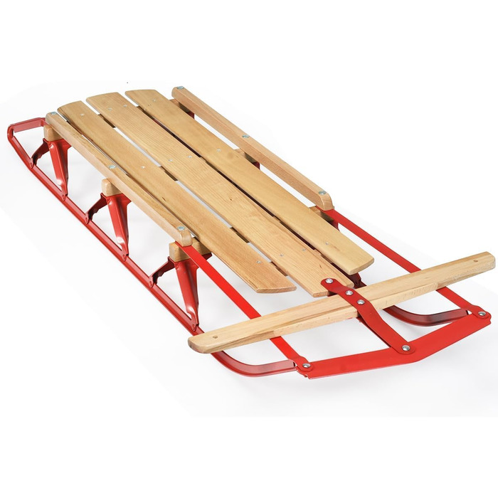 Санки дерев'яні санки, 150 кг вантажопідйомність дитячі санки Давос санки дерево і метал, дитячі санки снігові санки для дітей і д