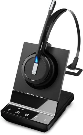 Навушники Sennheiser SDW 5015 Minerve з дужкою, чорні - Навушники (медіа/комунікаційні, 1.0 канал, тільки один навушник, дужка, ог