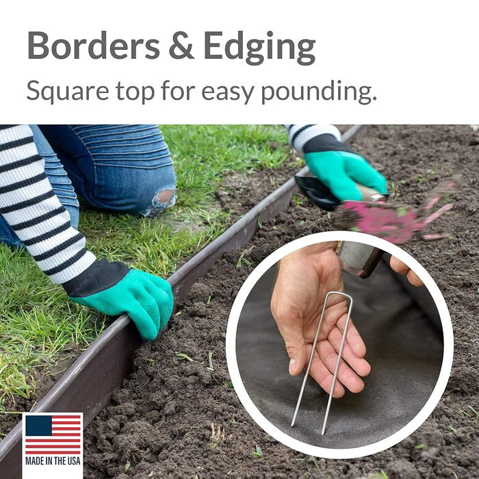 Садові дротяні бруски Pinnacle Mercantile, 9 калібр, 200, 200, надміцний оцинкований матеріал