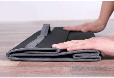 Органайзер для багажника автомобіля з кришкою, складний органайзер для інструментів та речей, чорний