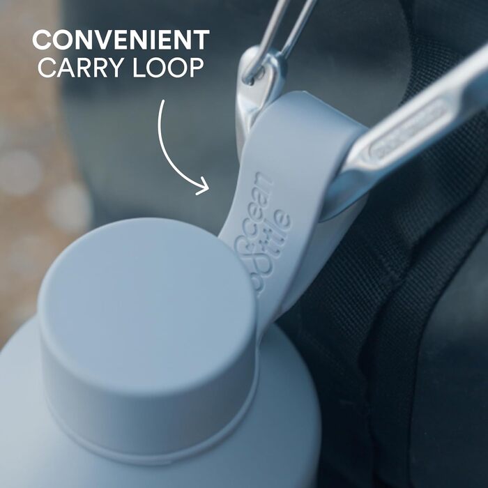 Пляшка Ocean Bottle - багаторазова пляшка для води, виготовлена з переробленої нержавіючої сталі - екологічно чиста та багаторазов