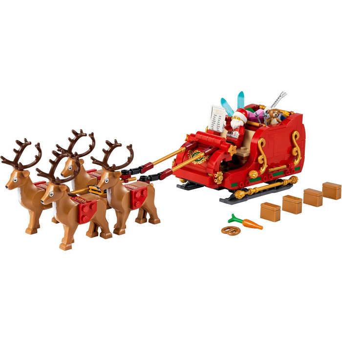 Конструктор LEGO Santa’s Sleigh Set 40499, 343 деталі, сани Санта-Клауса