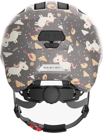 Дитячий шолом ABUS Smiley 3.0 - велосипедний шолом з низькою посадкою, зручним для дитини дизайном та місцем для косички - для дів