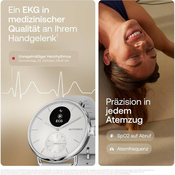 Годинник для здоров&39я з підключеним зв&39язком, чоловічий/жіночий, ЕКГ (електрокардіограма), SpO2, температура, відстеження сну, здоров&39я дихальних шляхів, відстеження активності, калорії, водонепроникний, 30-денний час роботи від батареї, Android/iOS