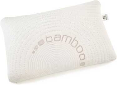 Гречана подушка, подушка для шиї, гречана подушка для голови від болю в шиї, подушка для сну на боці з бамбуковими наволочками, подушка для підтримки шиї з гречаної лушпиння, ортопедична подушка (40x60 см)