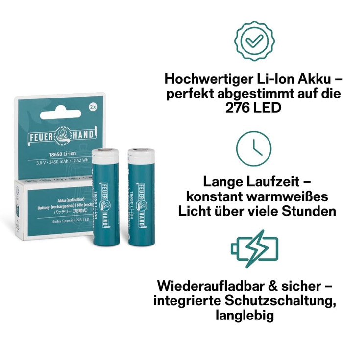 Комплект інтер&39єру Feuerhand, кобальтово-синій ліхтар Baby Special 276 LED рефлекторний абажур 2 літій-іонні батареї Теплий білий колір, регульована яскравість, до 18 днів роботи Для використання в приміщенні та на вулиці Безвідблискове, атмосферне світ