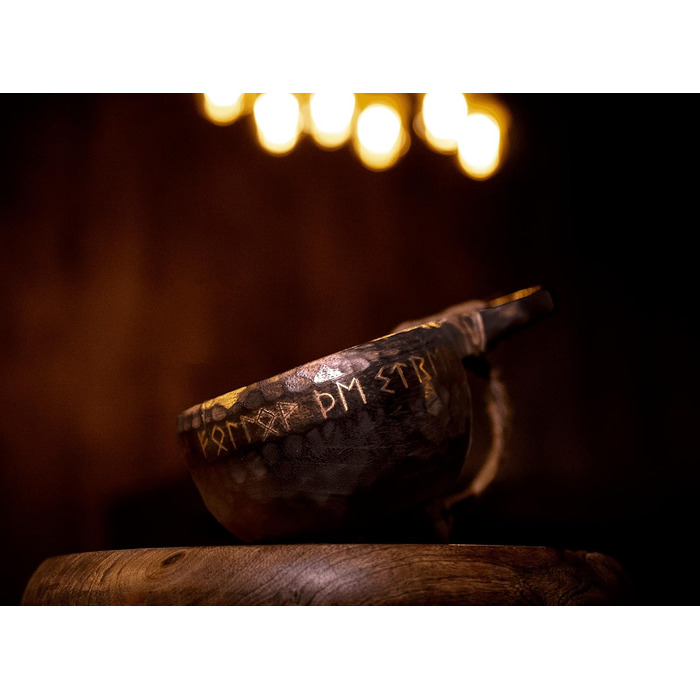 Традиційна чашка Кукса, 340 мл, унікальний глечик ручної роботи, легкий, міцний, середньовічний стиль, сільський дерев&39яний кухоль, кемпінговий кухоль, екологічно чистий