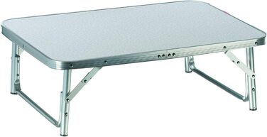 Складаний стіл Camp Active - Ніжки з регульованою висотою - Надлегкий алюміній - 75x55x60 см, сріблястий