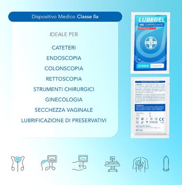 Гель-лубрикант LUBEGEL стерильний 5 г однодозовий саше (Упаковка 100 шт.)