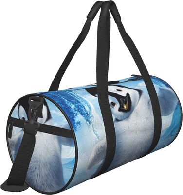 Сумка для подорожей Танцюючий Пінгвін, спортивна сумка для фітнесу, велика дорожня сумка, сумка на ніч/вихідні для чоловіків та жінок