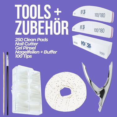 Стартовий набір для манікюру ND24 NailDesign (16 шт.)