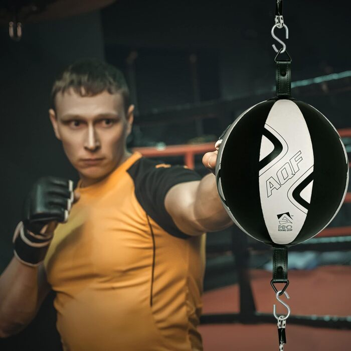 Боксерський двосторонній м'яч Rex Шкіряний м'яч для пробивання м'яча Набір м'ячів для пробивання м'яча MMA Набір м'ячів для тренув