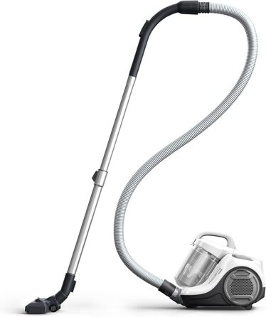 Пилосос без мішка 900 Вт 77 децибел 1,2 л Білий мішок для пилу 1,2 л, 2917