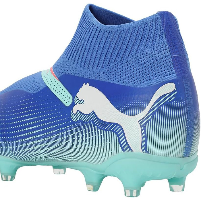 Футбольні бутси PUMA Unisex Future 7 Match Ll Fg/Ag 45 EU Bluemazing Puma White Electric Peppermint