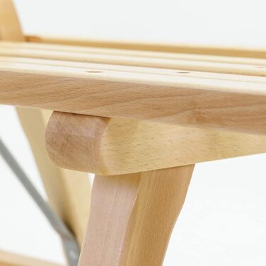 Санки Holzfee Colint Baran 110 RL дерев'яні зі спинкою, 110 см