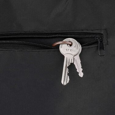 Сумка-візок для покупок Relaxdays, складана, 25 л, з колесами, витримує до 10 кг, розміри 91 x 40 x 30 см, чорна