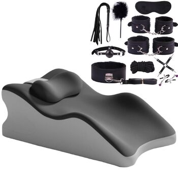 Подушка Liborah, подушка Liebora, покращена багатофункціональна подушка для 27 з пандусом, кілька положень забезпечують підтримку та розслаблення спини (сіра)