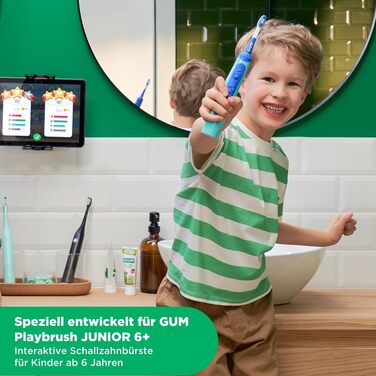 Щітки GUM Playbrush Junior 6 Original, упаковка з 2 шт. , EXTRA SOFT, Blue Blue