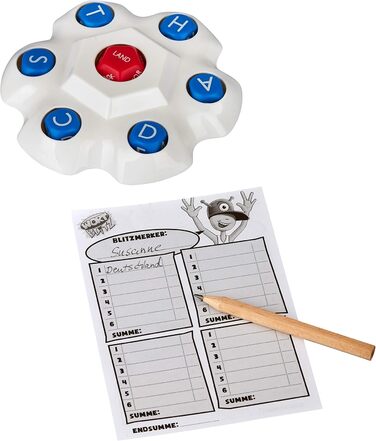 Від HCM Kinzel сімейна гра на мислення з літерним торнадо. Творче навчання та знання, альтернатива Місто-Село-Річка, сприяє швидко