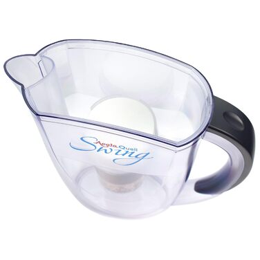 Фільтр для води AcalaQuell Swing антрацит Фільтр для води з активованим вугіллям Найвища продуктивність фільтра - багатошаровий Без BPA та BPB ReNaWa - Технологія Створює смачну, заспокійливу воду