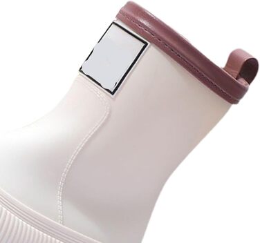 Гумові чоботи, взуття, нековзне, багатофункціональне, легко зберігати, компактне гумове взуття, гумові чоботи для сільського господарства, кемпінгу, дорослі, бежеві
