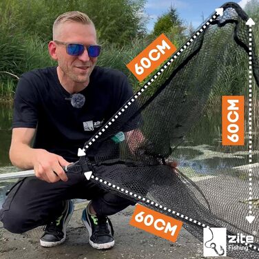 Телескопічний підсак Zite Fishing 160-210 см Гумований підсак 210,0 сантиметрів 210 см x 60 см