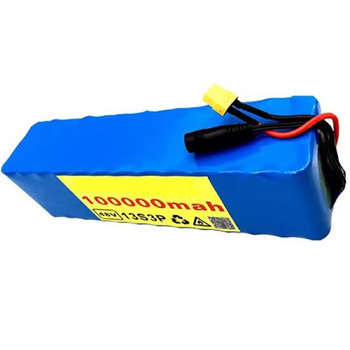 Акумулятор для електровелосипеда, 48 В, 100 Аг, літієва батарея, 13S3P, перезаряджувана літій-іонна батарея, 48 вольт, акумулятор для електровелосипеда, електричний самокат, Т-подібний штекер