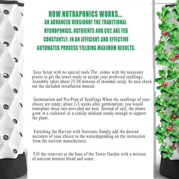 Набір для аеропоніки для вирощування трав, фруктів і овочів з гідратаційним насосом, адаптером, горщиками для сітки, Tim