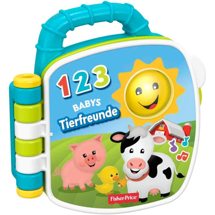 Музичний збірник пісень Fisher-Price Animal Friends Дитячі іграшки від 6 місяців, 1 року для дівчаток і хлопчиків Дитячі іграшки М