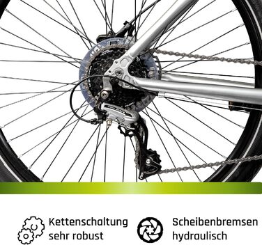 Гірський велосипед Galano Tandem 26 дюймів Nashville 24 швидкості MTB Hardtail чорний/сірий 53/46 см