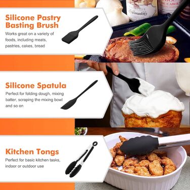 Аксесуари для фритюрниці HASA zone 10 шт., аксесуари для фритюрниці підходять для Philips COSORI Ninja Cecotec ProfiCook KLAMER Princess Tefal і всіх фритюрниць 4.7 л, 5.5 л, 6.4 л, 7.3 л, 8 л, 9 л