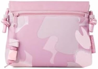 Маленька сумка-клатч Satch Clutch через плече, косметичка зі шнурком та дзеркалом для підлітків, Heartbreaker - рожева