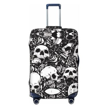 Чохол для валізи Totenkopf, міцний захист для багажу розміром 45.7-81.3 см, XL, чорний