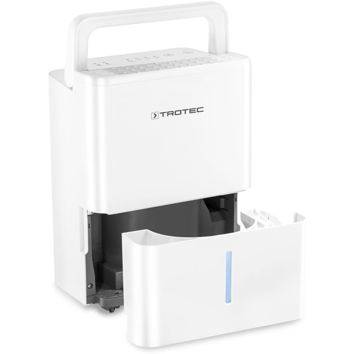 Електричний осушувач повітря TROTEC TTK 72 E продуктивність 14 л/добу для площі 50 м / 125 м з автовідключенням для квартири та спальні