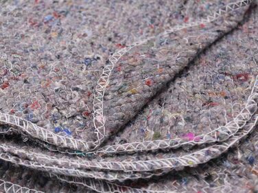 Ковдри для переїзду, меблеві ковдри, ковдри для зберігання речей, пакувальні ковдри, 150 x 200 см, 330-350 г/м, сірі, з підшиванням з обох боків (5 шт. )