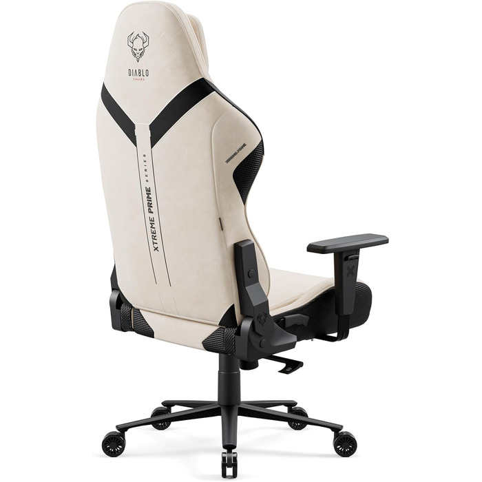 Ігрове крісло Diablo Fabric, ергономічне, з магнітним підголівником та охолоджуваним сидінням, міцна металева основа, регульовані по висоті підлокітники, ПК-крісло, ігрове крісло, 140 кг, Шторм у пустелі