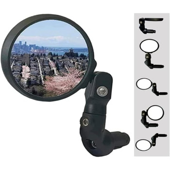 Велосипедне дзеркало Hafny, багаторівневе регулювання, HD-захисне скло, ударостійке, дзеркало для електровелосипеда, дзеркало заднього виду для велосипеда, HF-M952B-FR08 (синє скло без відблисків) Велосипедне дзеркало Hafny, багаторівневе регулювання, HD-захисне скло, ударостійке, дзеркало для електровелосипеда, дзеркало заднього виду для велосипеда, HF-M952B-FR08 (синє скло без відблисків)