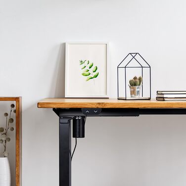 Електричний каркас столу Relaxdays з регулюванням висоти, розсувний, 71-121 см, каркас столу, сталь, білий