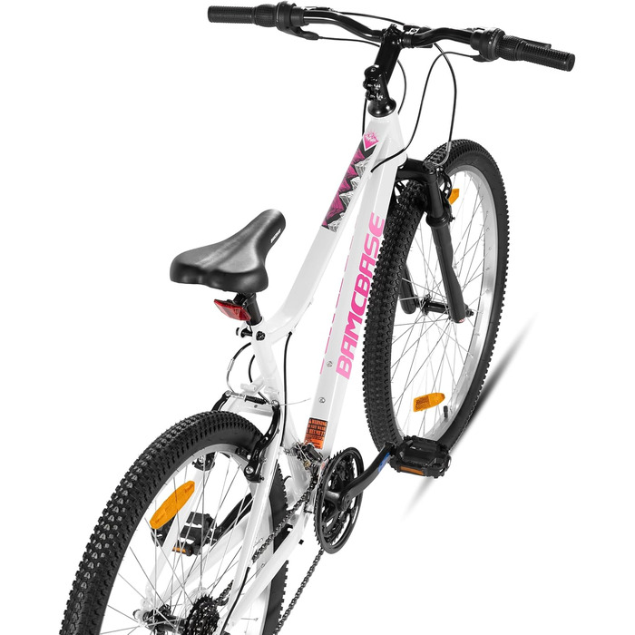 Жіночий гірський велосипед Hiland 26 дюймів, 18 швидкостей, жіночий гірський велосипед з V-подібними гальмами, міцний MTB для жінок, різні кольори, білий