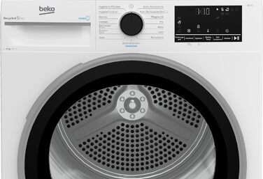 Конденсаторний осушувач Beko до 10 кг на 15 програм FlexySense електронне вимірювання вологості енергоспоживання класу А