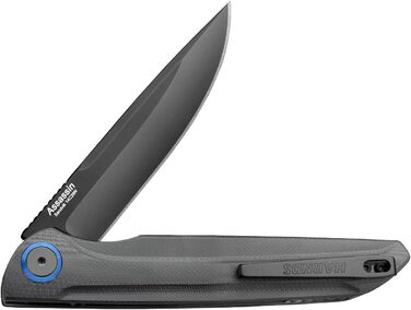 Складаний ніж Harnds Assassin Titanium Outdoor Knife, кишеньковий ніж, що швидко відкривається, з лезом Sandvik 14C28N та ручкою G