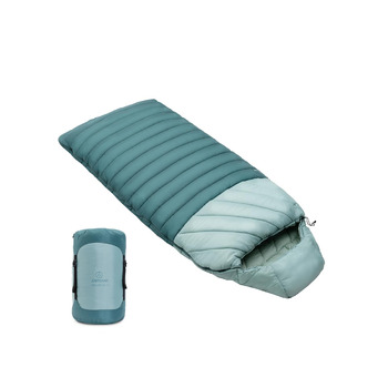 Спальний мішок Justcamp Melvin XXL 4 для дорослих, кемпінговий спальний мішок 3 сезони, м&39ятний