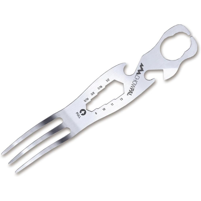 Кемпінговий чоу-палець OUTDOOR EDGE унісекс, срібний, 16,5 см, розмір EU