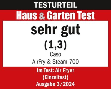 Фритюрниця та пароварка - їжа буде хрусткою зовні та соковитою всередині, дуже великий об'єм кошика 7 літрів, пароварка та фритюрниця, фритюрниця без олії/жиру, 700 -