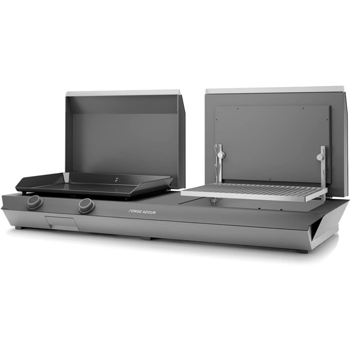 Комбінована плита, чавунна, емальована, рама 60 і 60 зі сталі