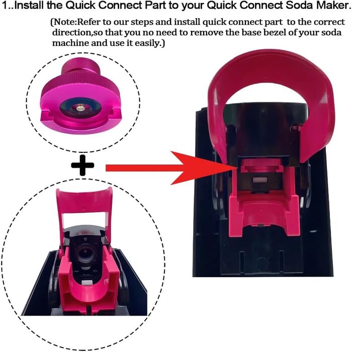 Адаптер CO2 Quick для машини для газованої води Duo-Quick Connect Blue 60L Tr21-4 з різьбленням Duo/Art/Terra