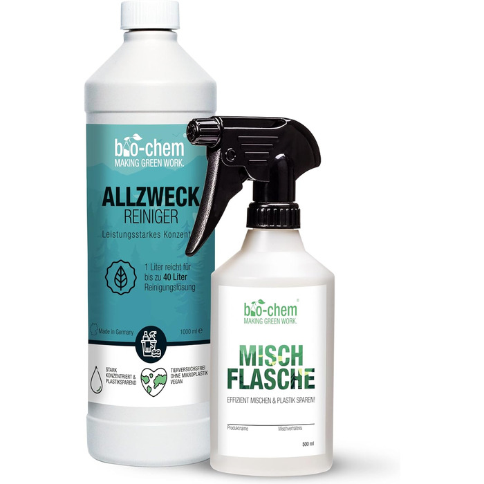Засіб для миття bio-chem 1 л Multi Clean Power Cleaner Kitchen Cleaner - для всього будинку, кухні, ванної кімнати, вітальні