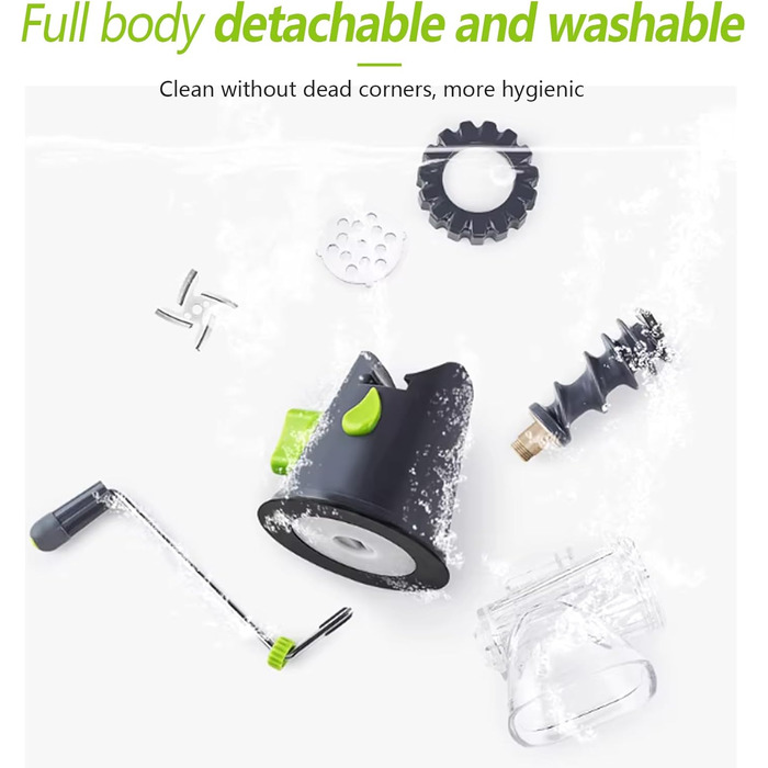 Набір ручних м'ясорубок, шеф-кухарська м'ясорубка з насадкою для печива, роторна м'ясорубка для м'яса, також ідеально підходить дл